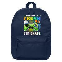 Im Ready To Crush 5th Grade Back To School Video Game Boy 16 in Basic Backpack