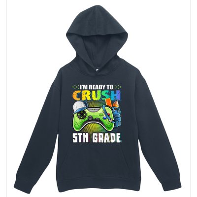 Im Ready To Crush 5th Grade Back To School Video Game Boy Urban Pullover Hoodie