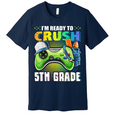 Im Ready To Crush 5th Grade Back To School Video Game Boy Premium T-Shirt