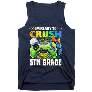 Im Ready To Crush 5th Grade Back To School Video Game Boy Tank Top