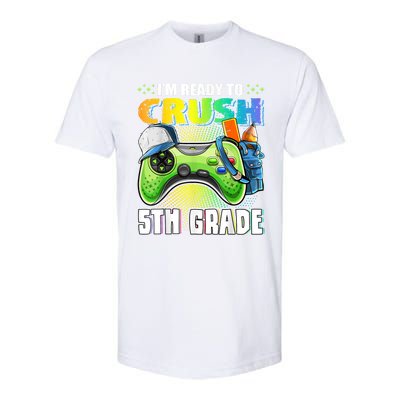 Im Ready To Crush 5th Grade Back To School Video Game Boy Softstyle CVC T-Shirt