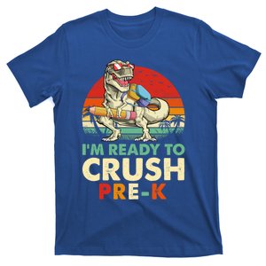 Im Ready To Crush PreK Retro Dinosaur Funny Back To School Funny Gift T-Shirt