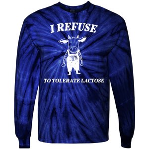 I Refuse To Tolerate Lactose Cow Tie-Dye Long Sleeve Shirt