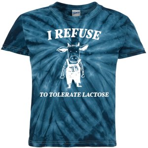 I Refuse To Tolerate Lactose Cow Kids Tie-Dye T-Shirt