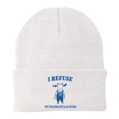 I Refuse To Tolerate Lactose Cow Beanie