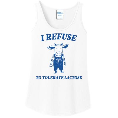 I Refuse To Tolerate Lactose Cow Ladies Essential Tank