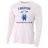 I Refuse To Tolerate Lactose Cow Cooling Performance Long Sleeve Crew