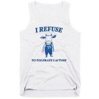 I Refuse To Tolerate Lactose Cow Tank Top