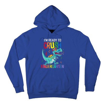 Im Ready To Crush Kindergarten Dinosaur Back To School Hoodie