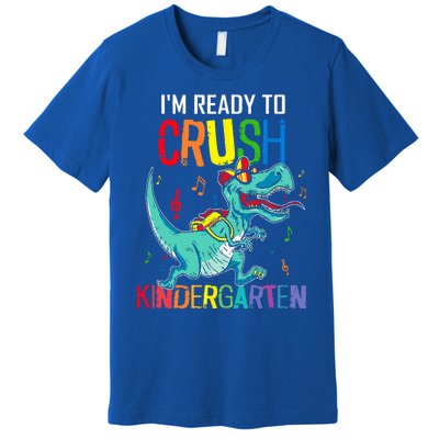 Im Ready To Crush Kindergarten Dinosaur Back To School Premium T-Shirt