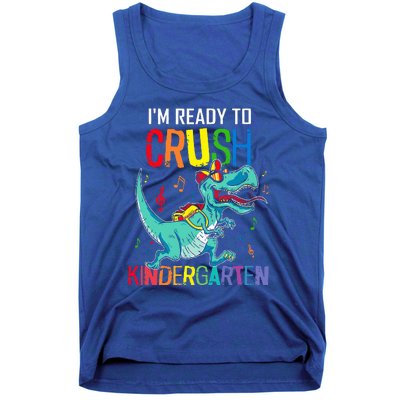 Im Ready To Crush Kindergarten Dinosaur Back To School Tank Top