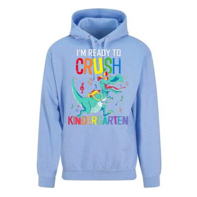 Im Ready To Crush Kindergarten Dinosaur Back To School Unisex Surf Hoodie