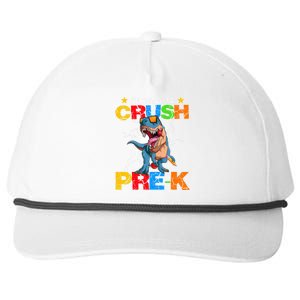 I'm Ready To Crush Pre K Dinosaur Back To School Snapback Five-Panel Rope Hat