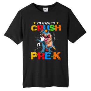 I'm Ready To Crush Pre K Dinosaur Back To School Tall Fusion ChromaSoft Performance T-Shirt