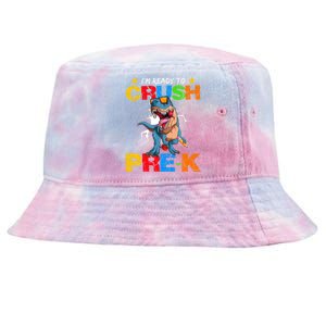 I'm Ready To Crush Pre K Dinosaur Back To School Tie-Dyed Bucket Hat