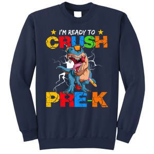 I'm Ready To Crush Pre K Dinosaur Back To School Sweatshirt