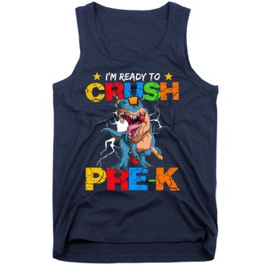 I'm Ready To Crush Pre K Dinosaur Back To School Tank Top