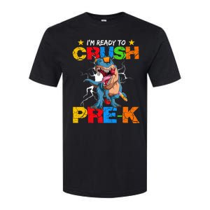 I'm Ready To Crush Pre K Dinosaur Back To School Softstyle CVC T-Shirt