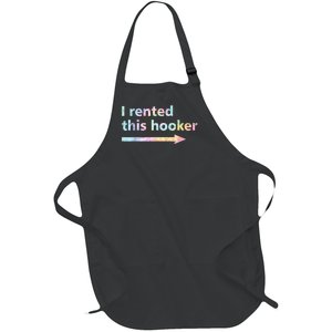 I Rented This Hooker Funny Adult Humor Sa Tie Dye Full-Length Apron With Pockets