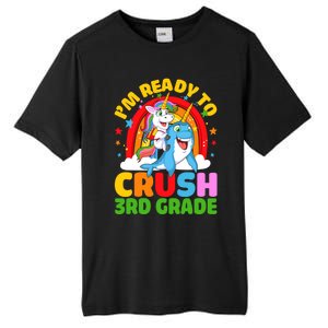 Im Ready To Crush 3Rd Grade Unicorn Narwhal Back To School Gift Tall Fusion ChromaSoft Performance T-Shirt