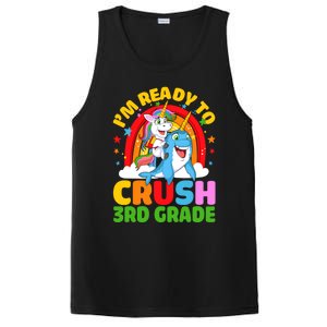 Im Ready To Crush 3Rd Grade Unicorn Narwhal Back To School Gift PosiCharge Competitor Tank