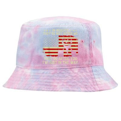 In Reality They're Not After Me They're After You I'm Just In The Way Trump Tie-Dyed Bucket Hat