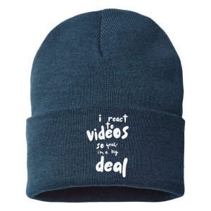 I React To Videos So IM A Big Deal Sustainable Knit Beanie