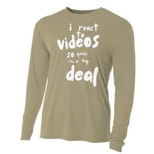 I React To Videos So IM A Big Deal Cooling Performance Long Sleeve Crew