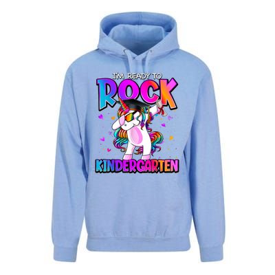 Im Ready To Rock Kindergarten Unicorn Back To School Girl Unisex Surf Hoodie