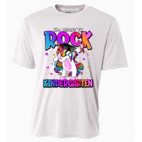 Im Ready To Rock Kindergarten Unicorn Back To School Girl Cooling Performance Crew T-Shirt