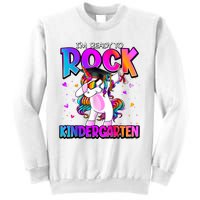 Im Ready To Rock Kindergarten Unicorn Back To School Girl Sweatshirt