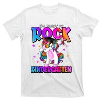 Im Ready To Rock Kindergarten Unicorn Back To School Girl T-Shirt