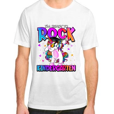 Im Ready To Rock Kindergarten Unicorn Back To School Girl Adult ChromaSoft Performance T-Shirt