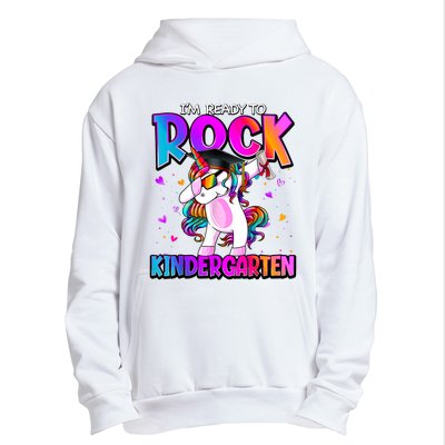 Im Ready To Rock Kindergarten Unicorn Back To School Girl Urban Pullover Hoodie