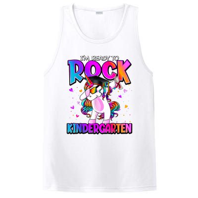 Im Ready To Rock Kindergarten Unicorn Back To School Girl PosiCharge Competitor Tank