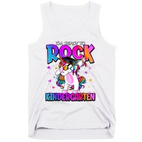 Im Ready To Rock Kindergarten Unicorn Back To School Girl Tank Top