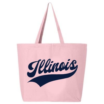 Illinois Retro Throwback Design Classic 25L Jumbo Tote