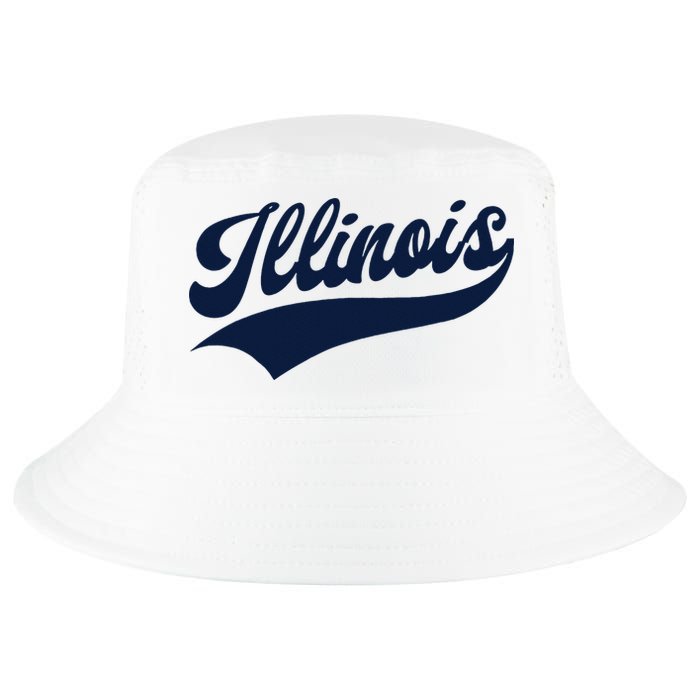 Illinois Retro Throwback Design Classic Cool Comfort Performance Bucket Hat