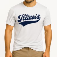 Illinois Retro Throwback Design Classic Cooling Performance Crew T-Shirt
