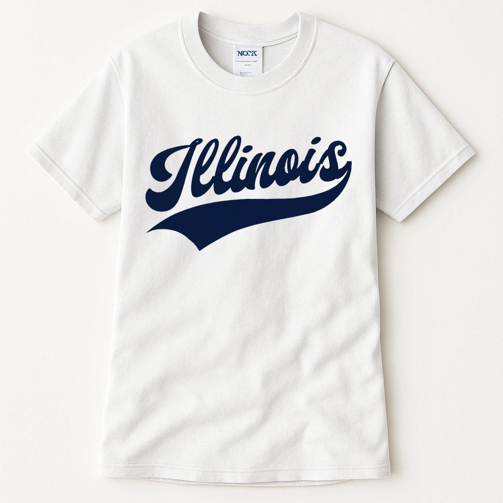 Illinois Retro Throwback Design Classic Tall T-Shirt
