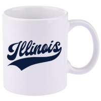 Illinois Retro Throwback Design Classic 11oz C Handle Ceramic Mug