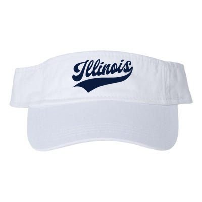 Illinois Retro Throwback Design Classic Visor
