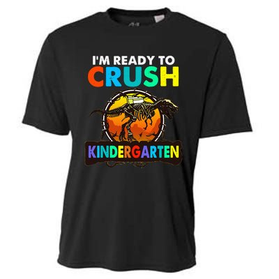 im ready to crush kindergarten back to school dinosaur Cooling Performance Crew T-Shirt