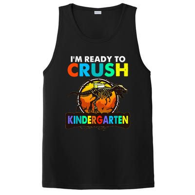 im ready to crush kindergarten back to school dinosaur PosiCharge Competitor Tank