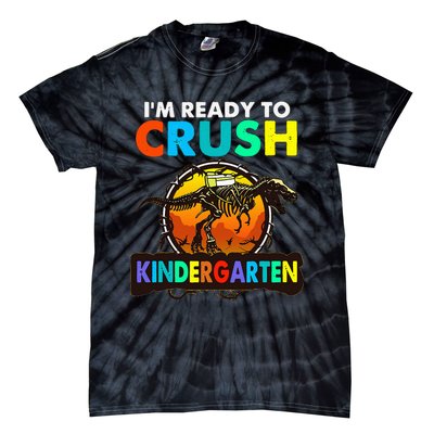 im ready to crush kindergarten back to school dinosaur Tie-Dye T-Shirt