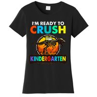 im ready to crush kindergarten back to school dinosaur Women's T-Shirt