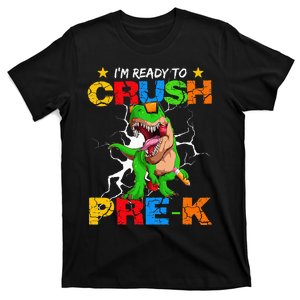 I'm Ready To Crush Prek T Rex Dinosaur Back To School T-Shirt