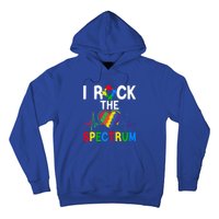 I Rock The Spectrum Autism Awareness Day Puzzle Heart Piece Gift Hoodie