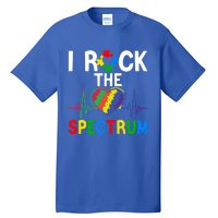 I Rock The Spectrum Autism Awareness Day Puzzle Heart Piece Gift Tall T-Shirt