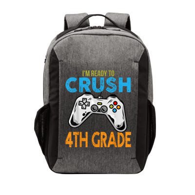 Im Ready To Crush 4th Grade Video Game Back To School Vector Backpack